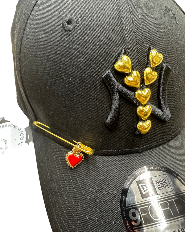 NY Heart Golden And Red